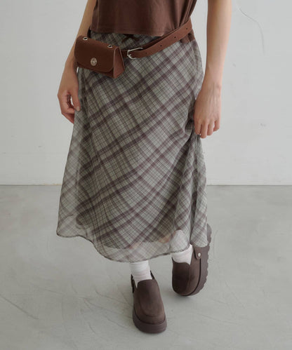 Kastane light and airy tulle midi skirt - Image 5