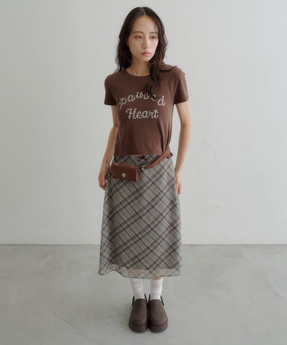 Kastane light and airy tulle midi skirt - Image 8