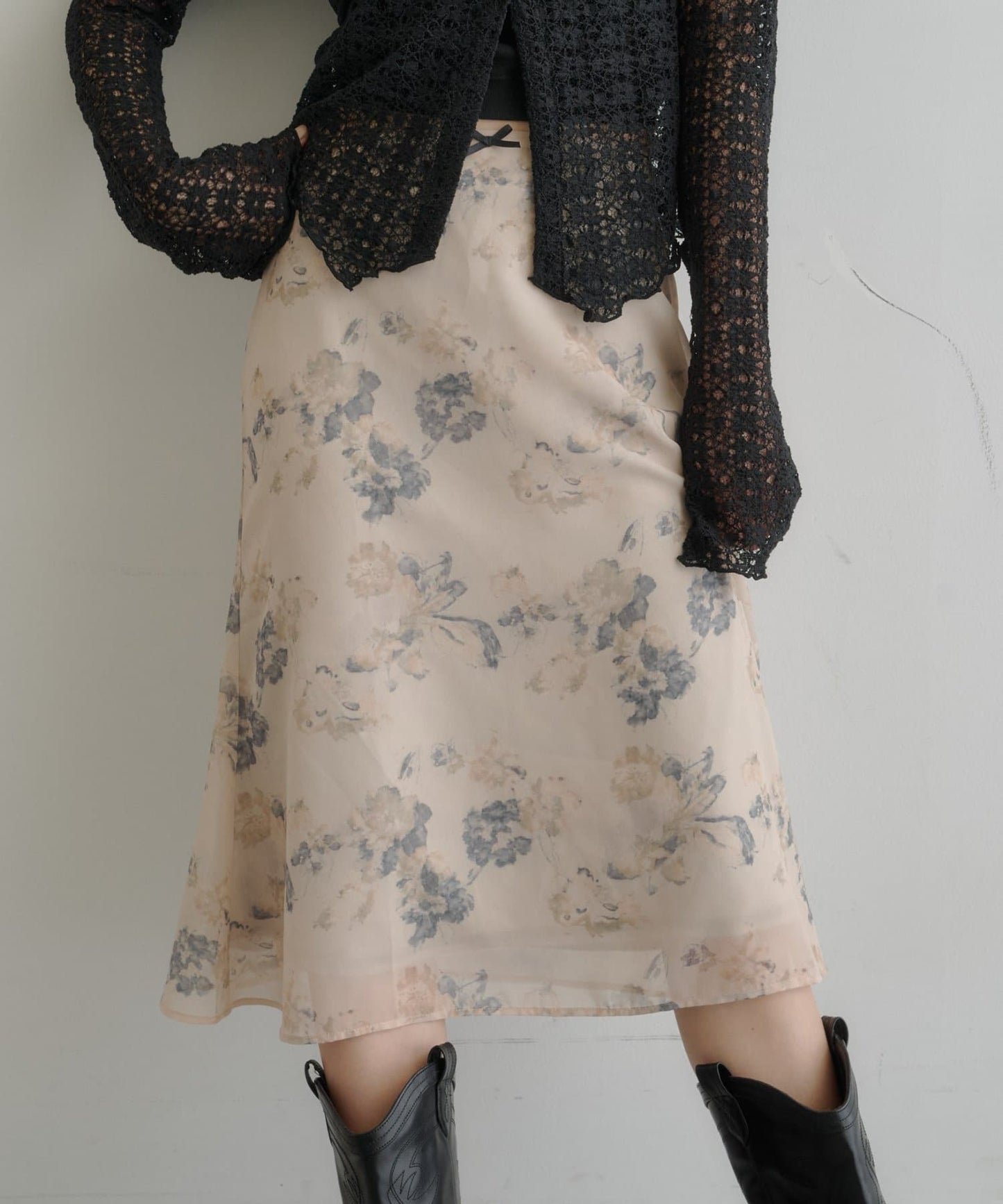 Kastane light and airy tulle midi skirt - Image 2