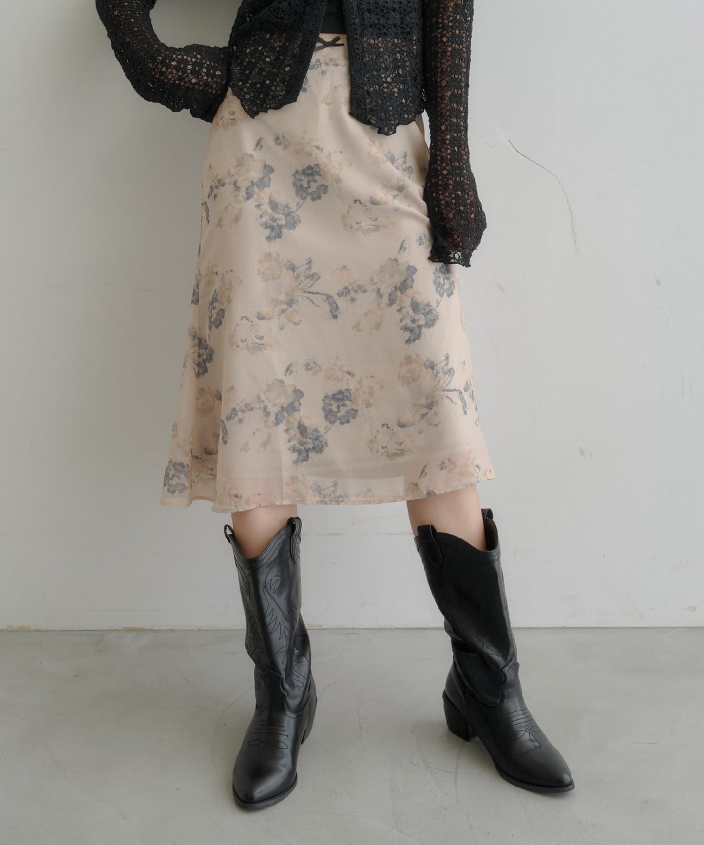 Kastane light and airy tulle midi skirt - Image 12