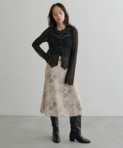 Kastane light and airy tulle midi skirt - Image 16