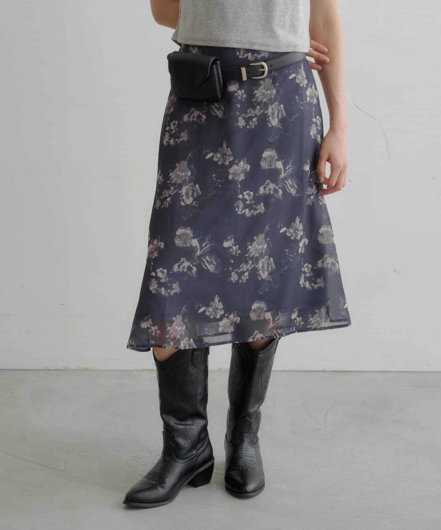 Kastane light and airy tulle midi skirt - Image 19