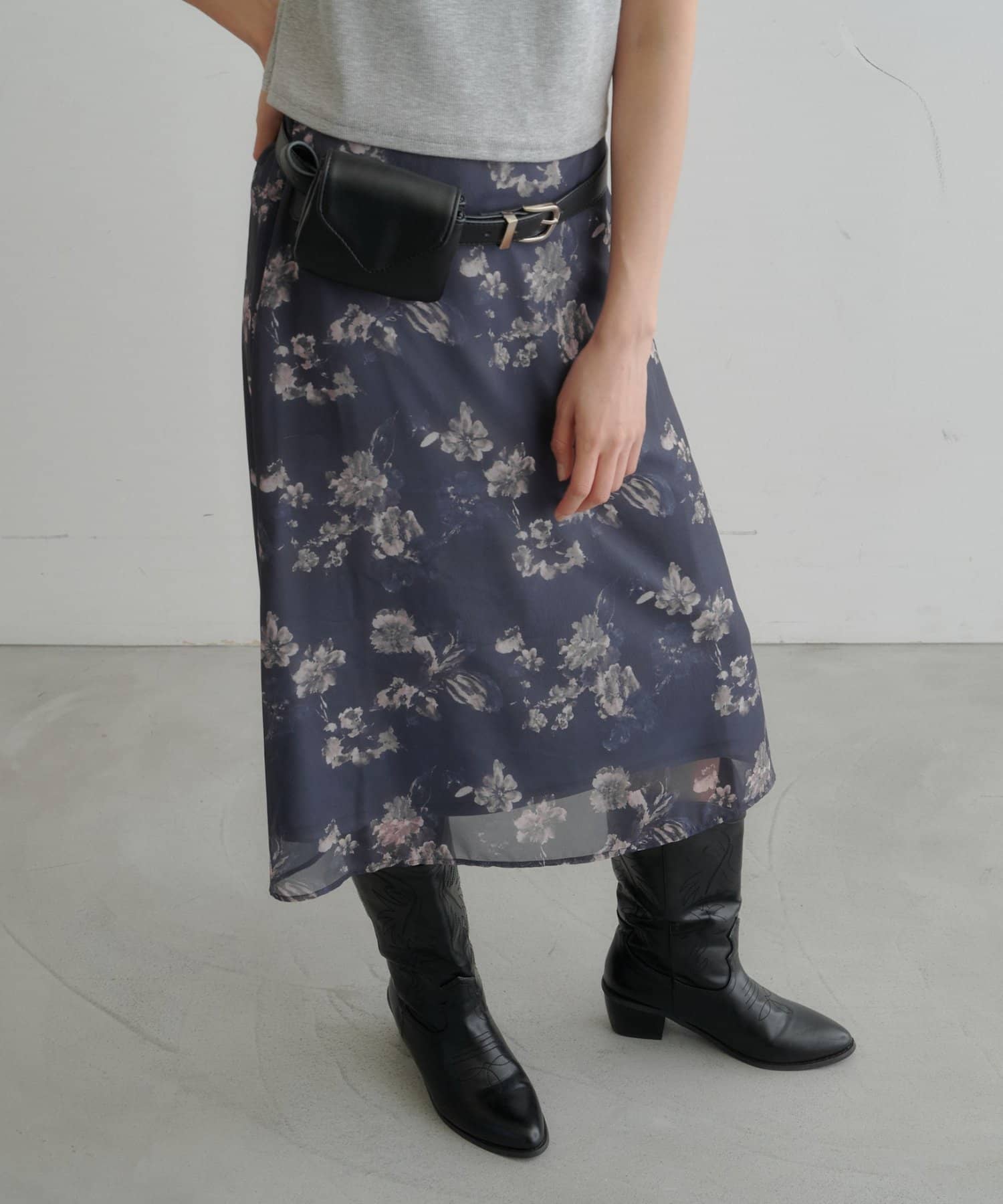 Kastane light and airy tulle midi skirt - Image 20
