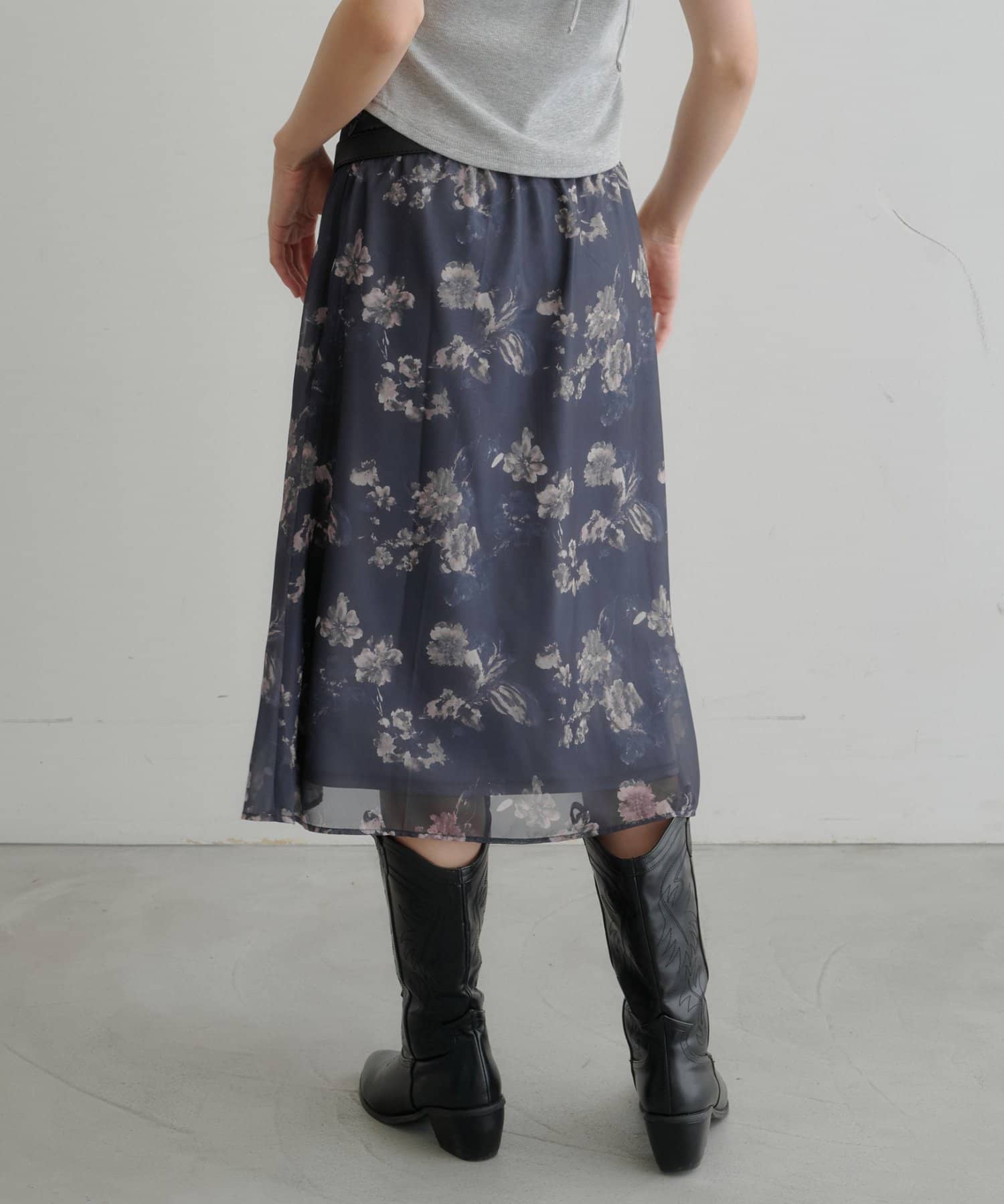 Kastane light and airy tulle midi skirt - Image 22