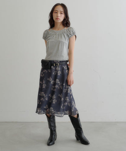 Kastane light and airy tulle midi skirt - Image 23