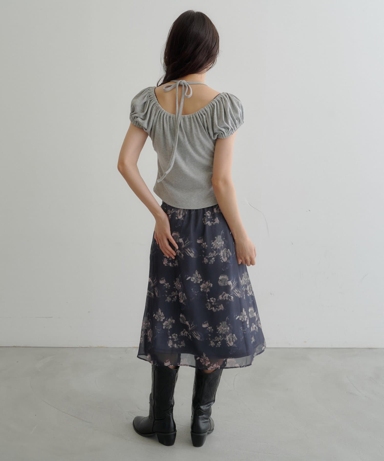Kastane light and airy tulle midi skirt - Image 25