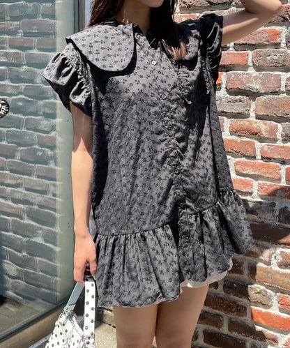 CIAOPANIC 大荷葉邊Cotton Lace Blouse - Image 17