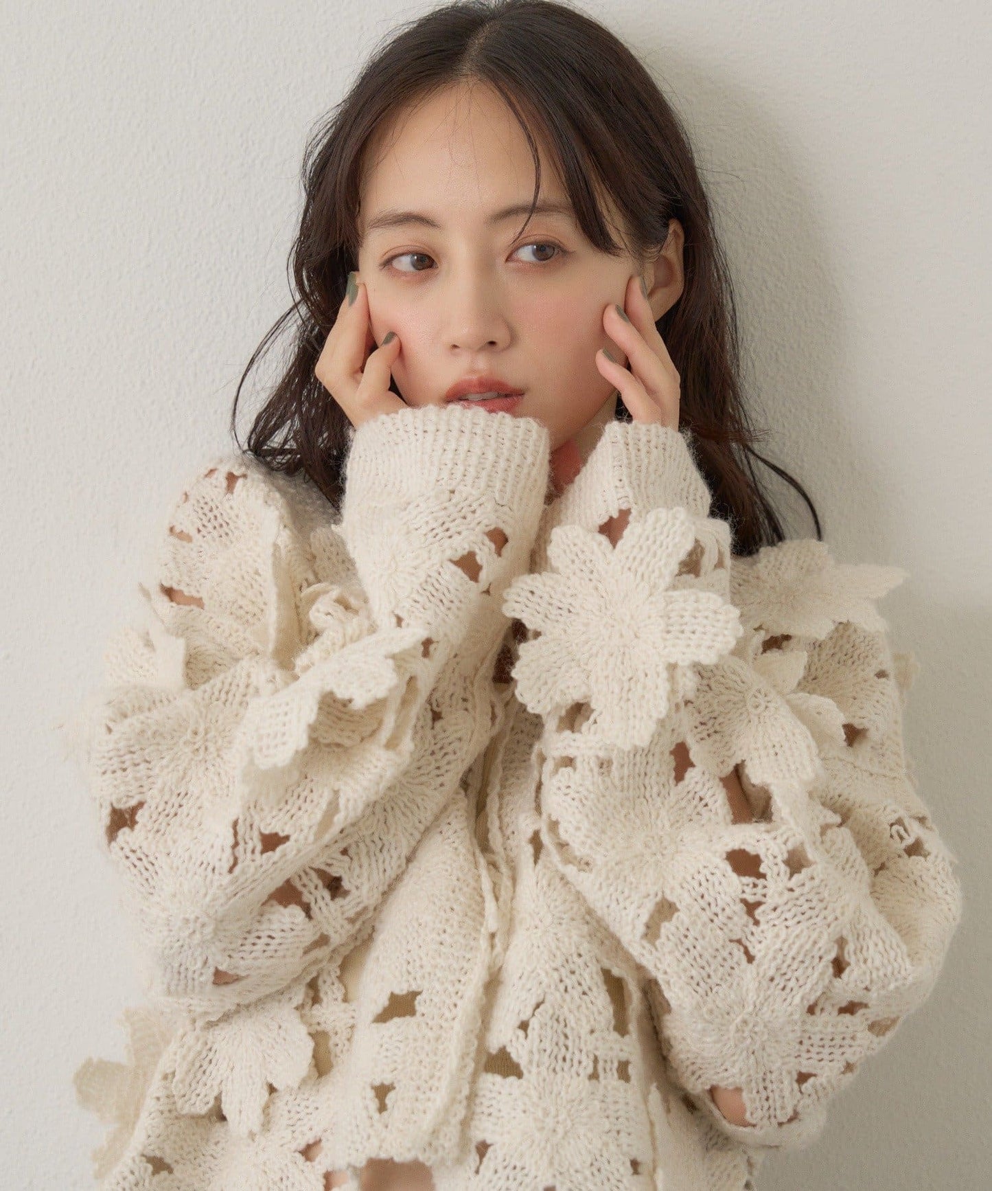 kastane floral knit cardigan - Image 1