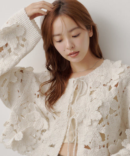 kastane floral knit cardigan - Image 20
