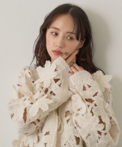 kastane floral knit cardigan - Image 5