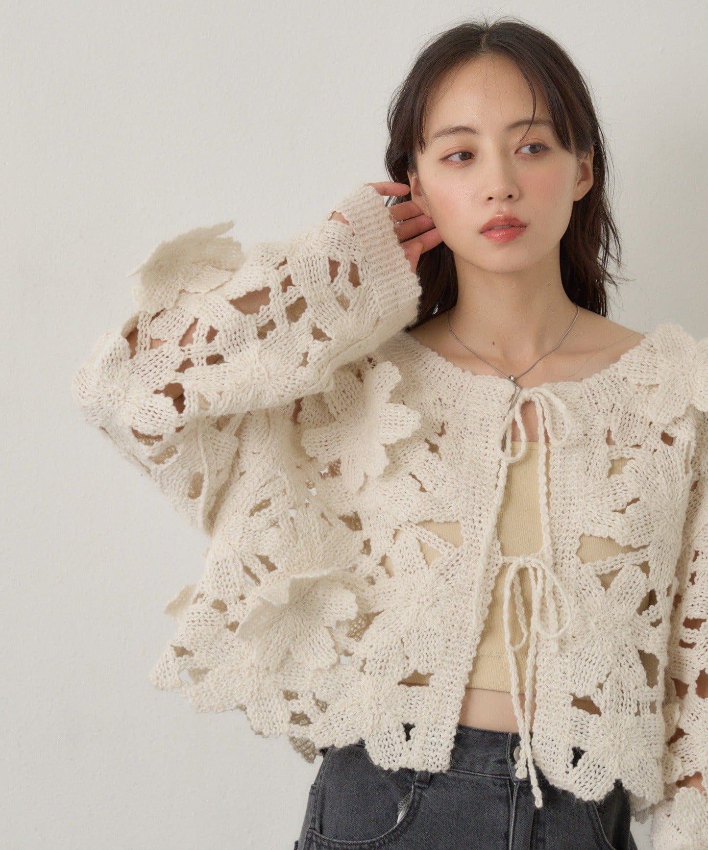 kastane floral knit cardigan - Image 6