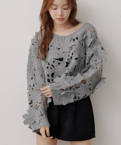 kastane floral knit cardigan - Image 27