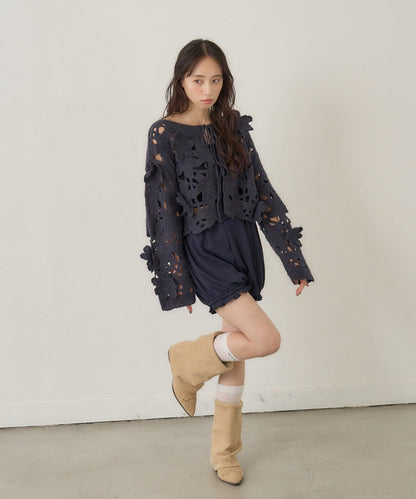 kastane floral knit cardigan - Image 35