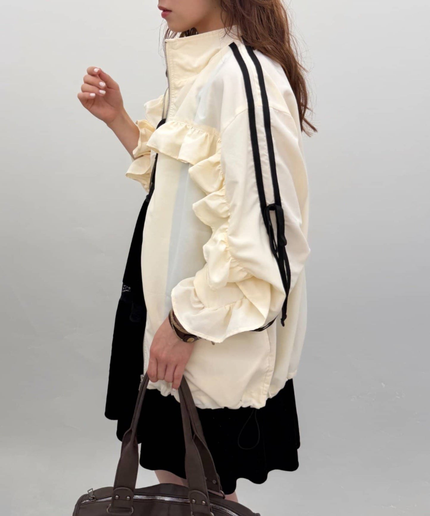 w closet Frill-lined blouson - Image 20