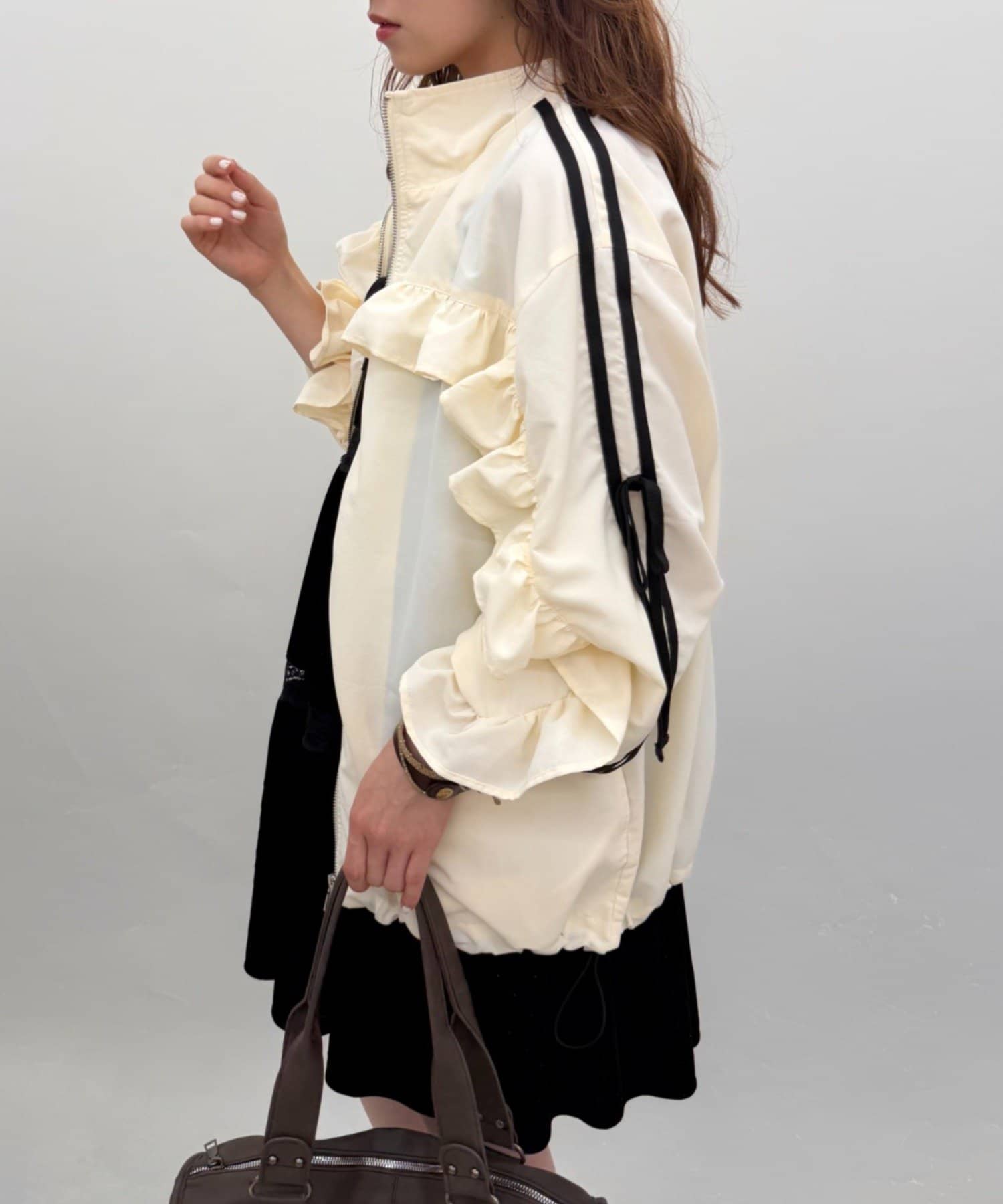 w closet Frill-lined blouson - Image 20