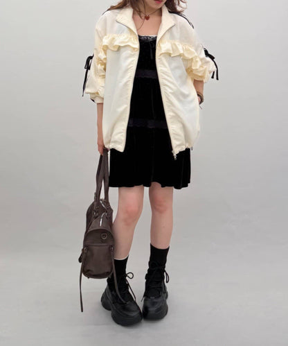 w closet Frill-lined blouson - Image 22