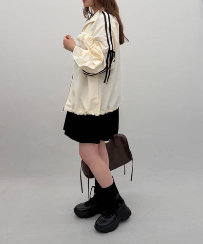 w closet Frill-lined blouson - Image 23