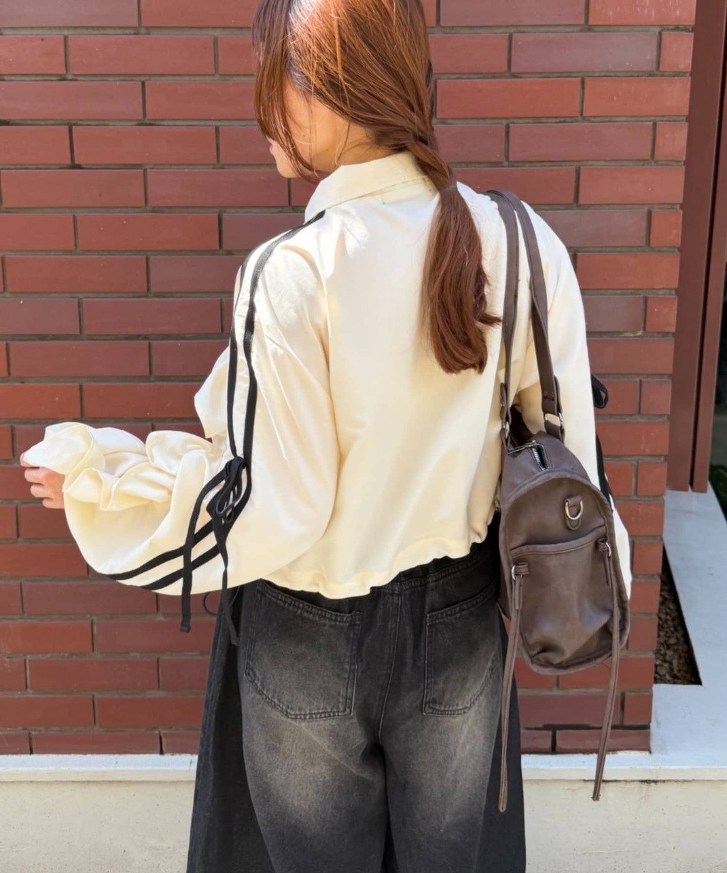w closet Frill-lined blouson - Image 11