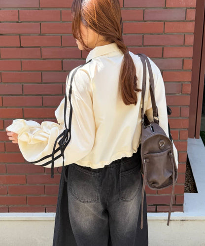 w closet Frill-lined blouson - Image 11