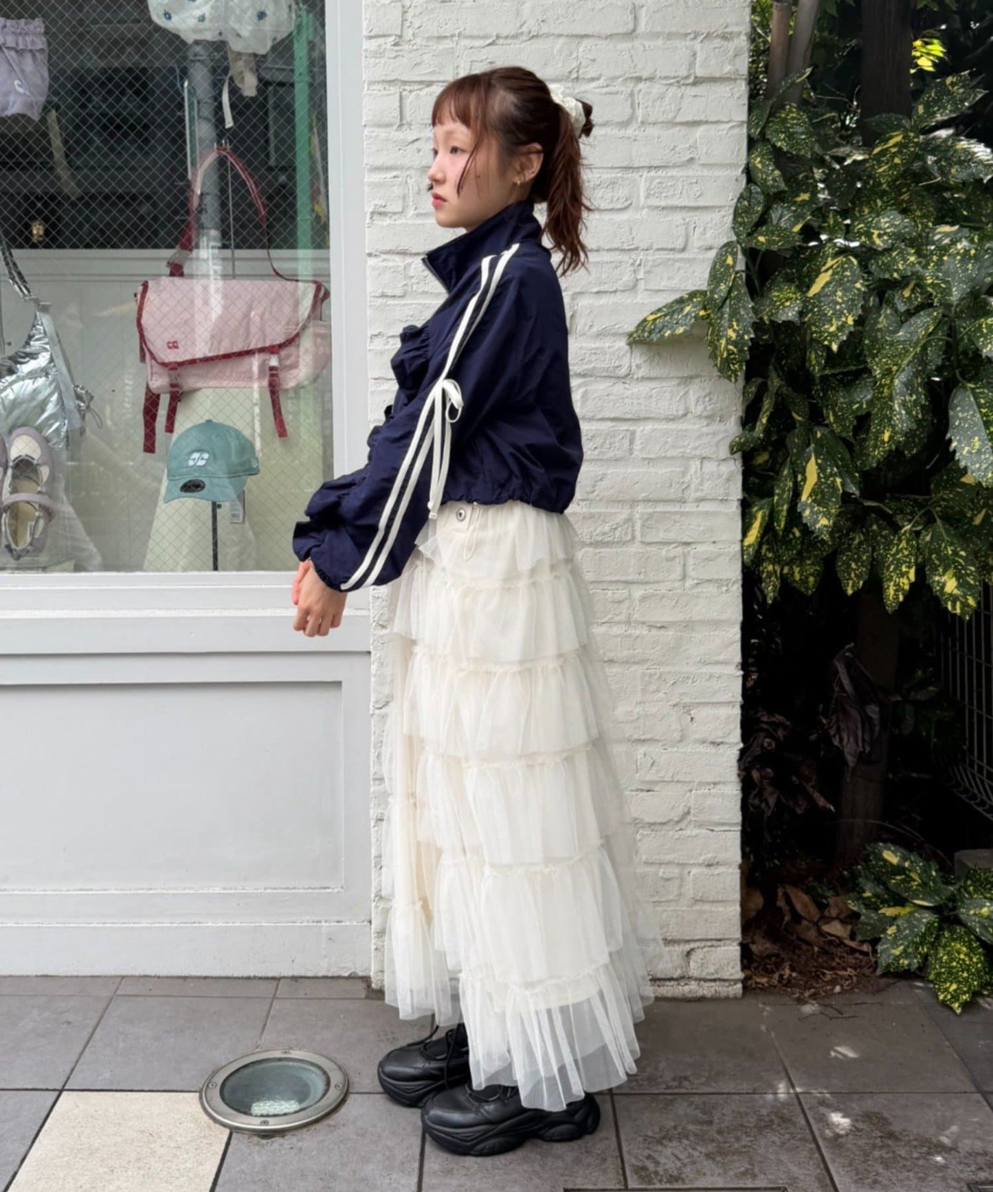 w closet Frill-lined blouson - Image 39