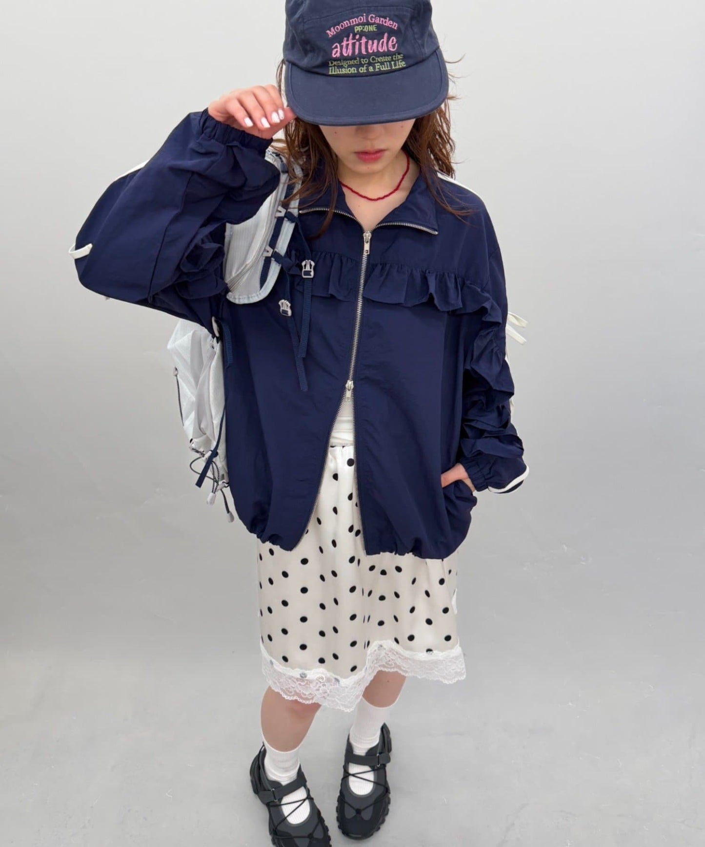 w closet Frill-lined blouson - Image 25
