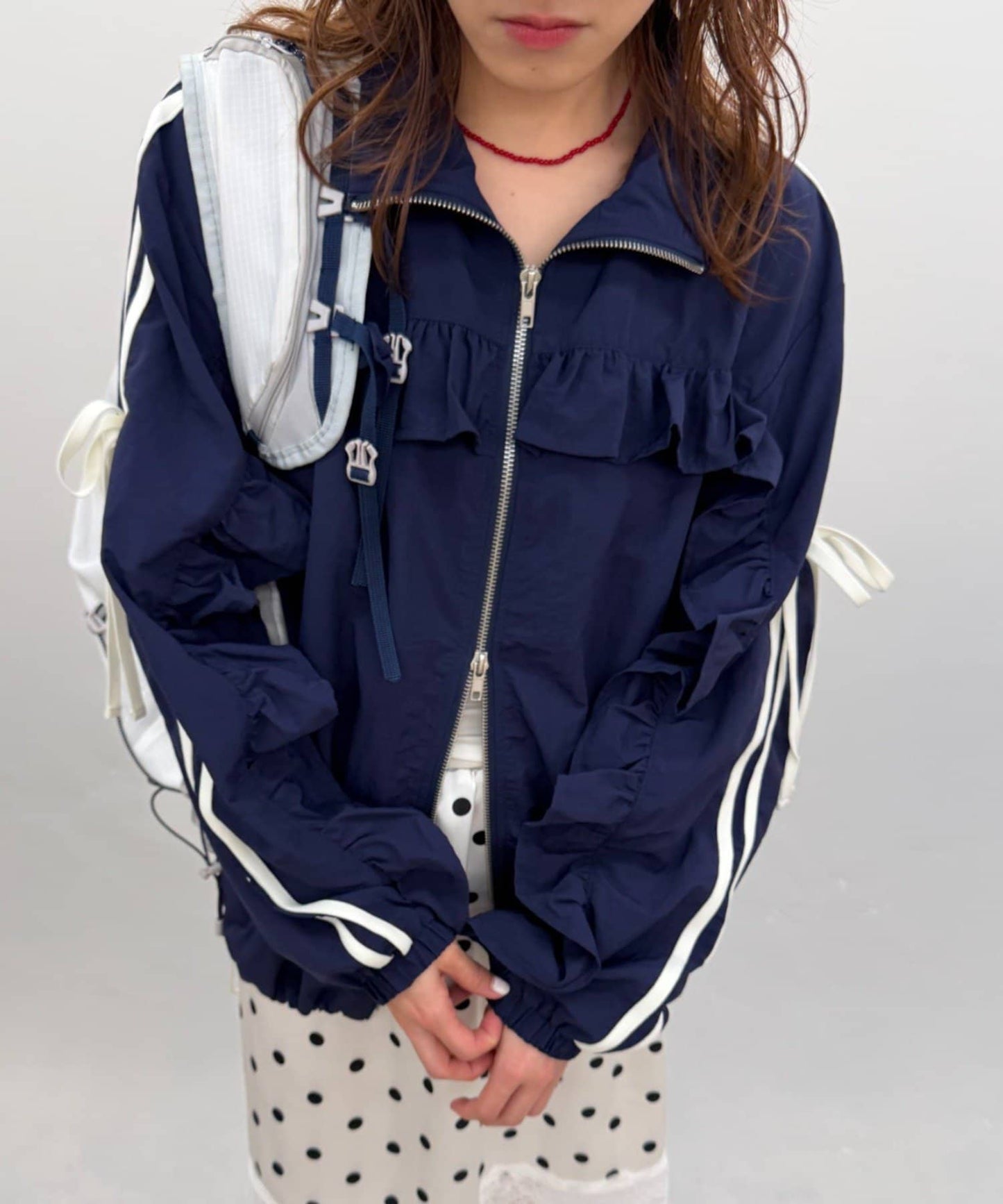 w closet Frill-lined blouson - Image 29