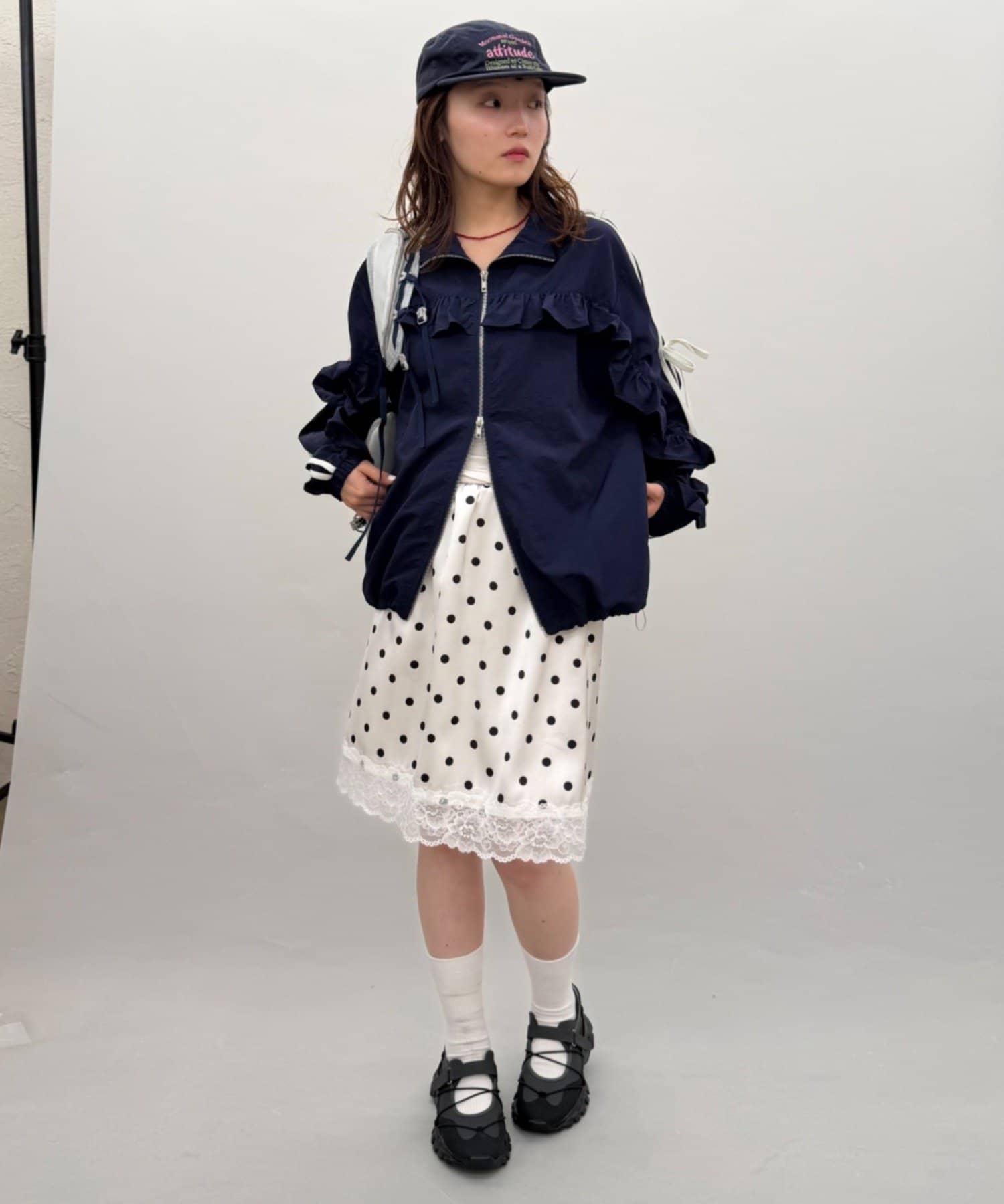 w closet Frill-lined blouson - Image 31