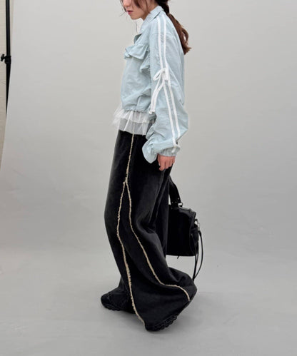 w closet Frill-lined blouson - Image 52