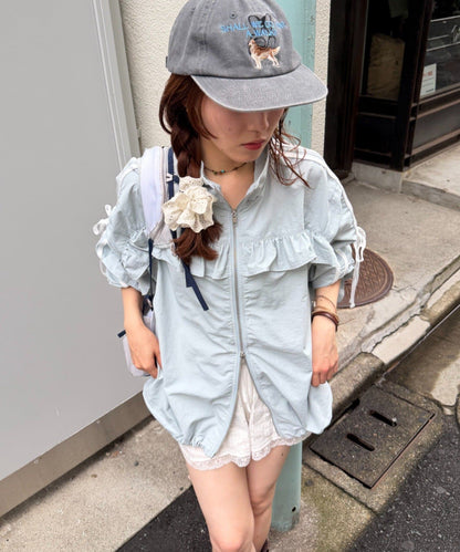 w closet Frill-lined blouson - Image 41