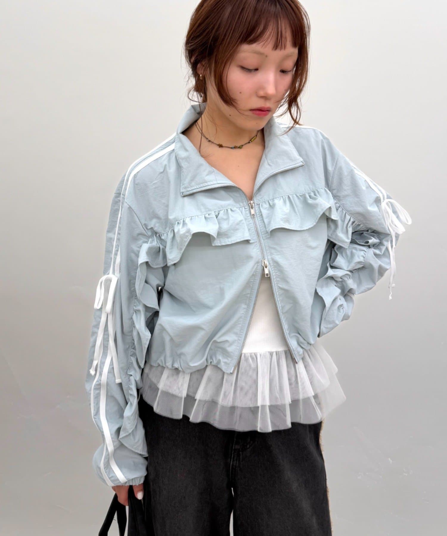 w closet Frill-lined blouson - Image 47