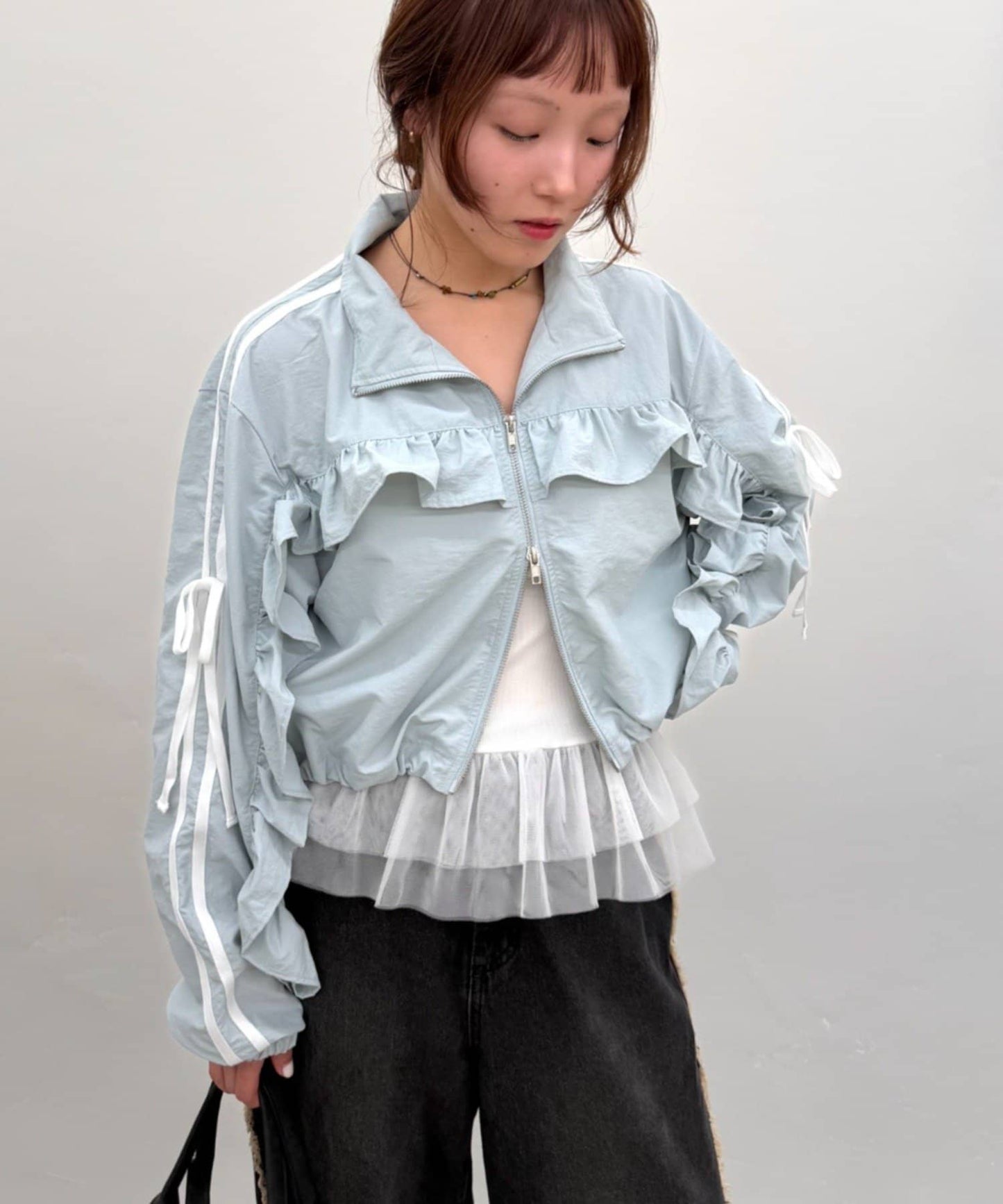 w closet Frill-lined blouson - Image 48