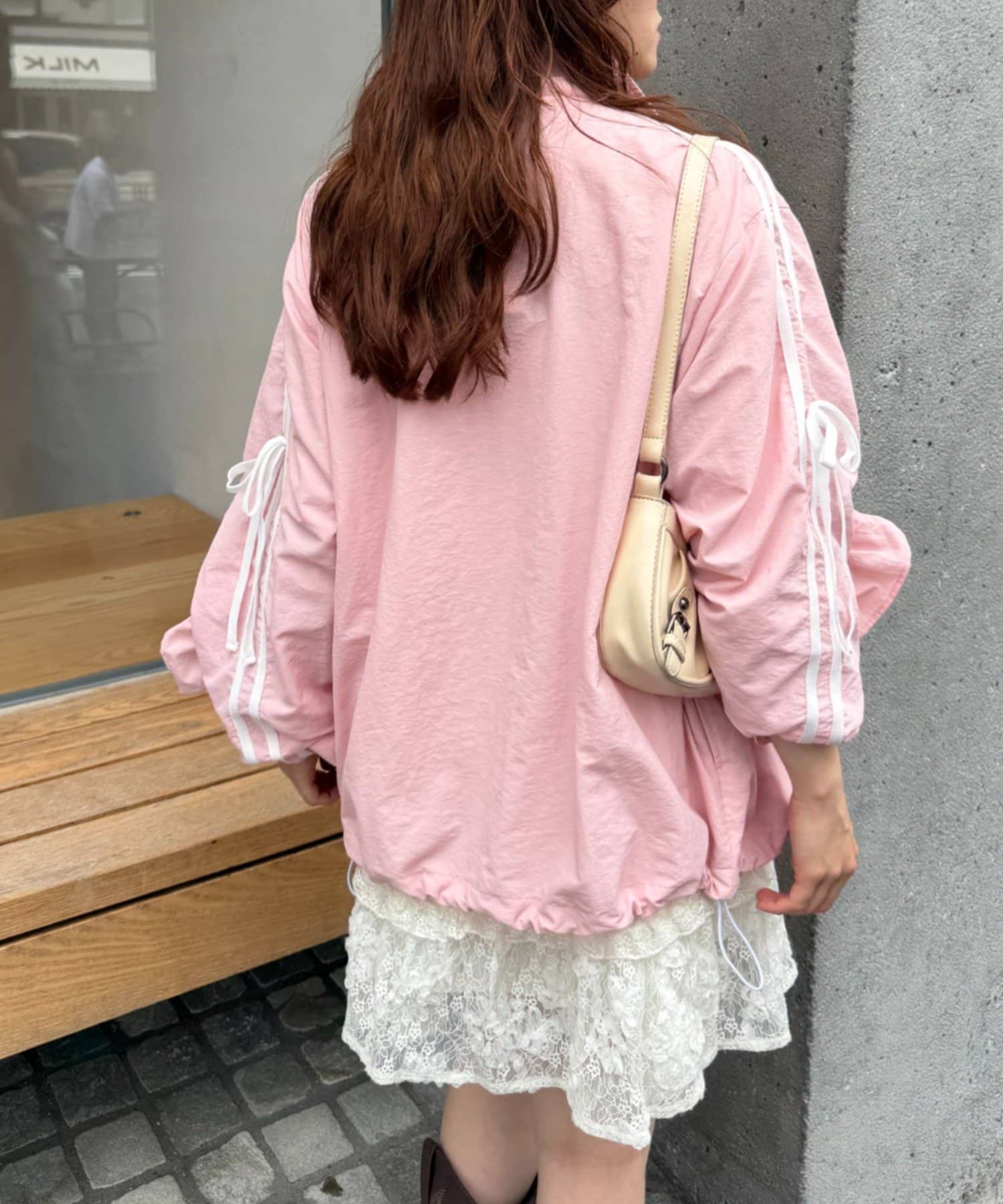 w closet Frill-lined blouson - Image 64