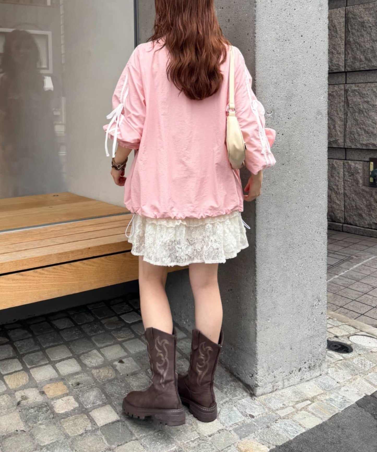 w closet Frill-lined blouson - Image 67