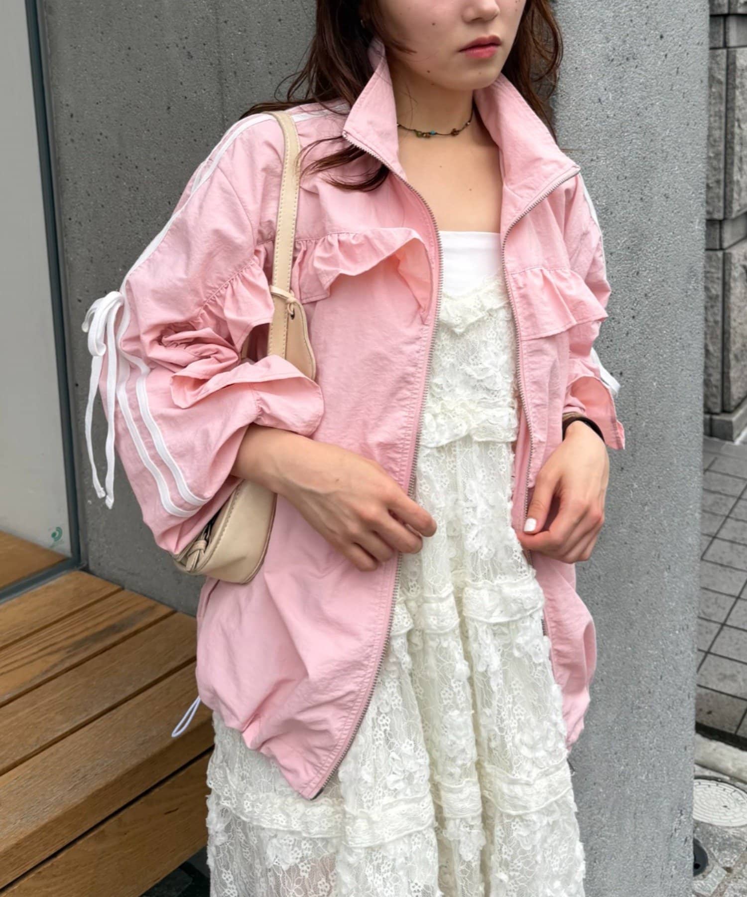 w closet Frill-lined blouson - Image 61