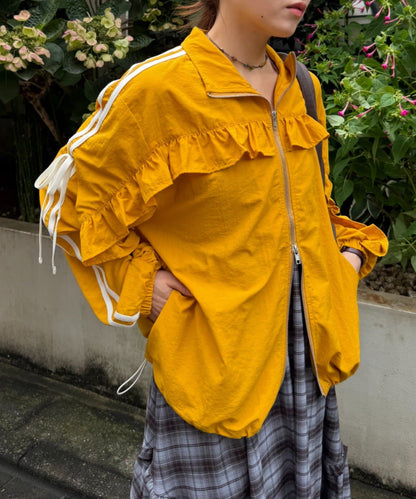w closet Frill-lined blouson - Image 4