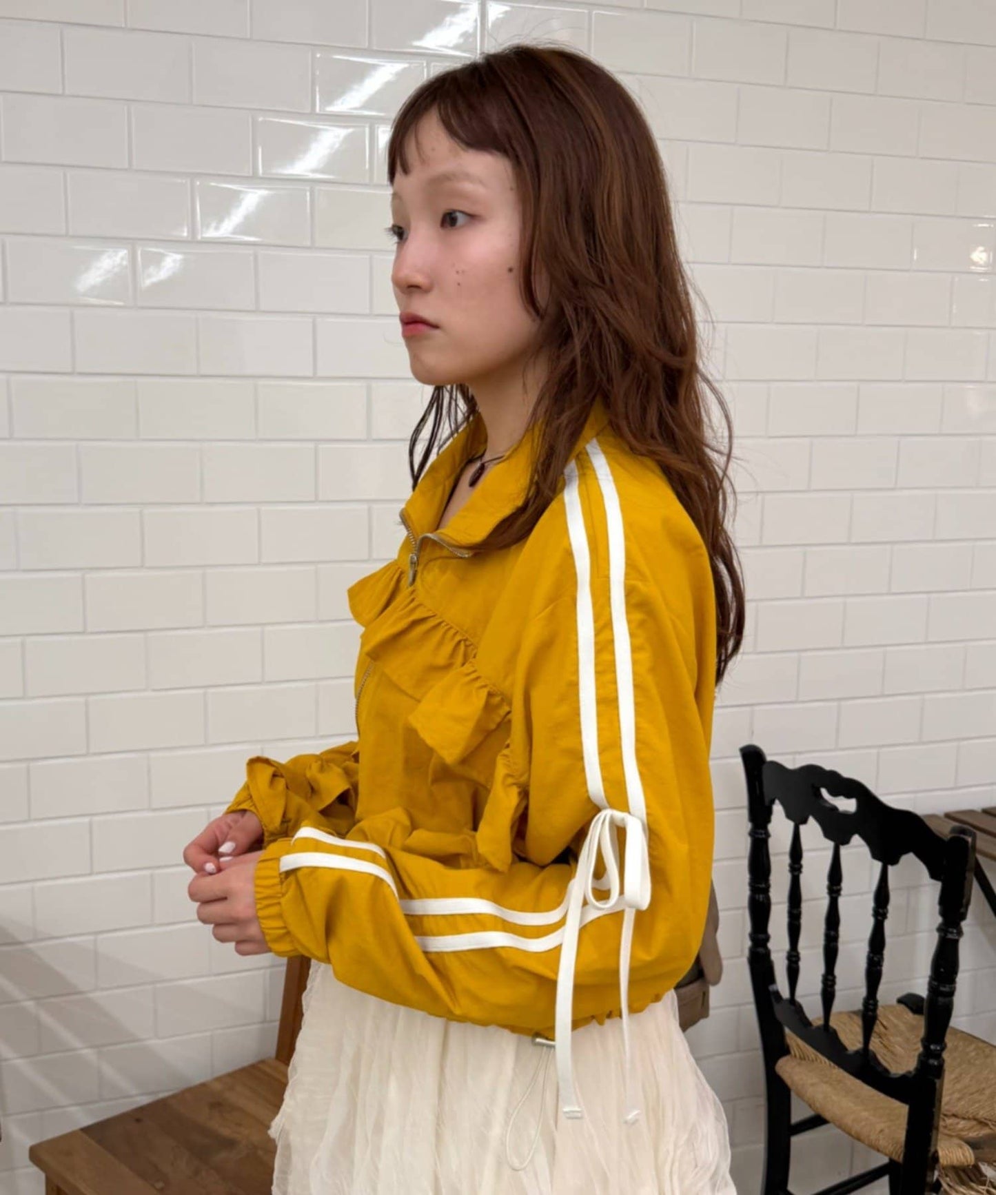 w closet Frill-lined blouson - Image 76