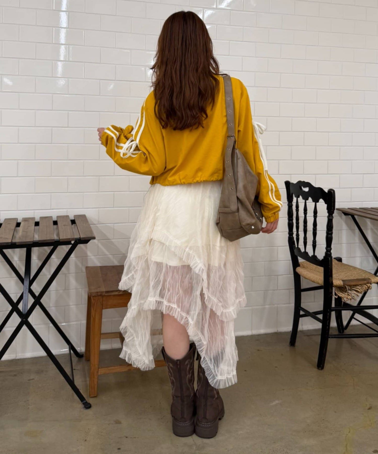 w closet Frill-lined blouson - Image 80