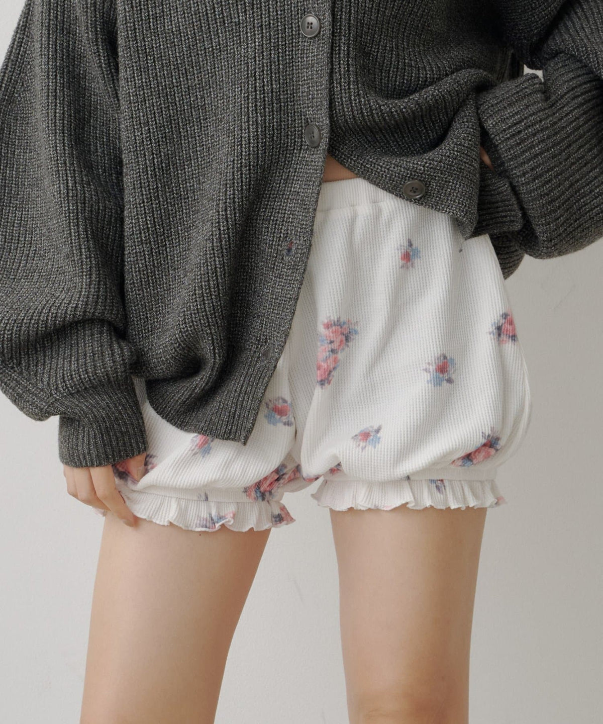 [純色/碎花] Kastane Waffle Pants - Image 5