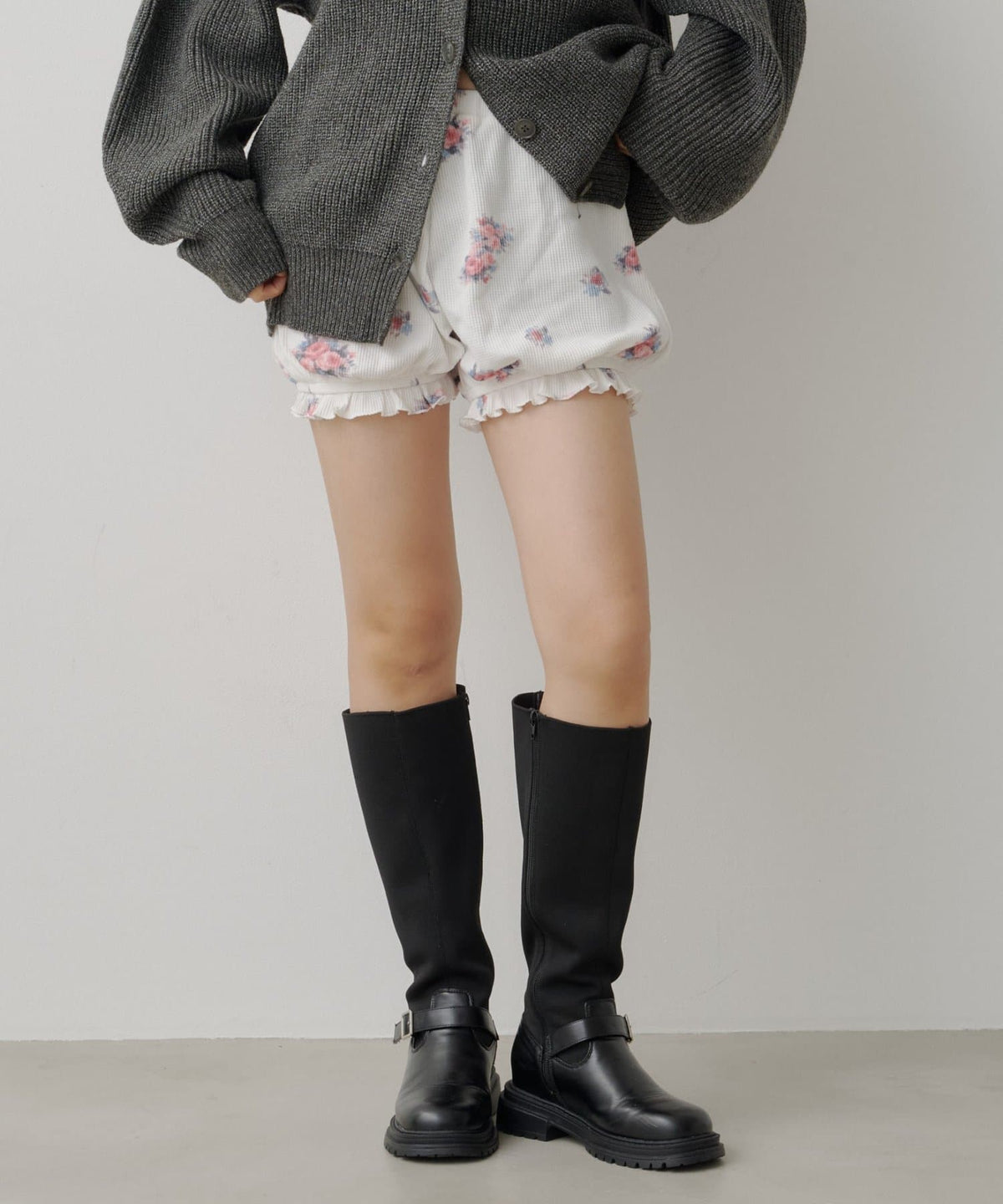 [純色/碎花] Kastane Waffle Pants - Image 6