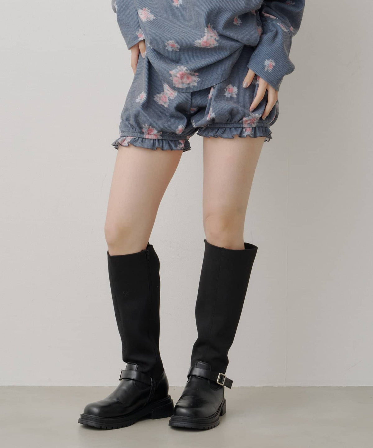 [純色/碎花] Kastane Waffle Pants - Image 16