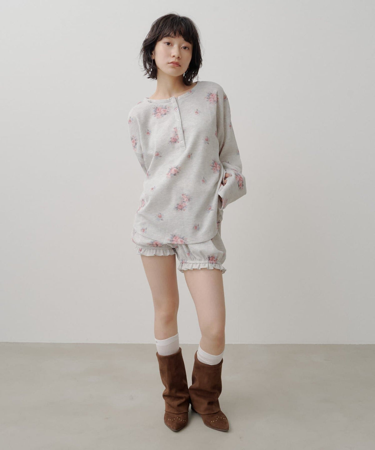 [純色/碎花] Kastane Waffle Pants - Image 27