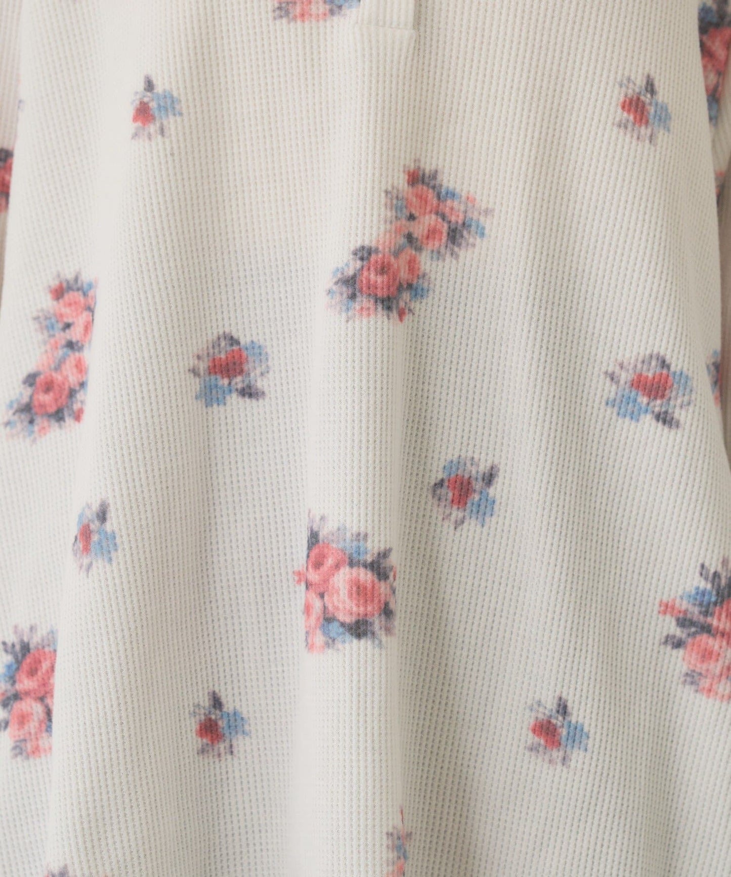 [純色/碎花] Kastane Back Design Waffle Henley Tee - Image 21