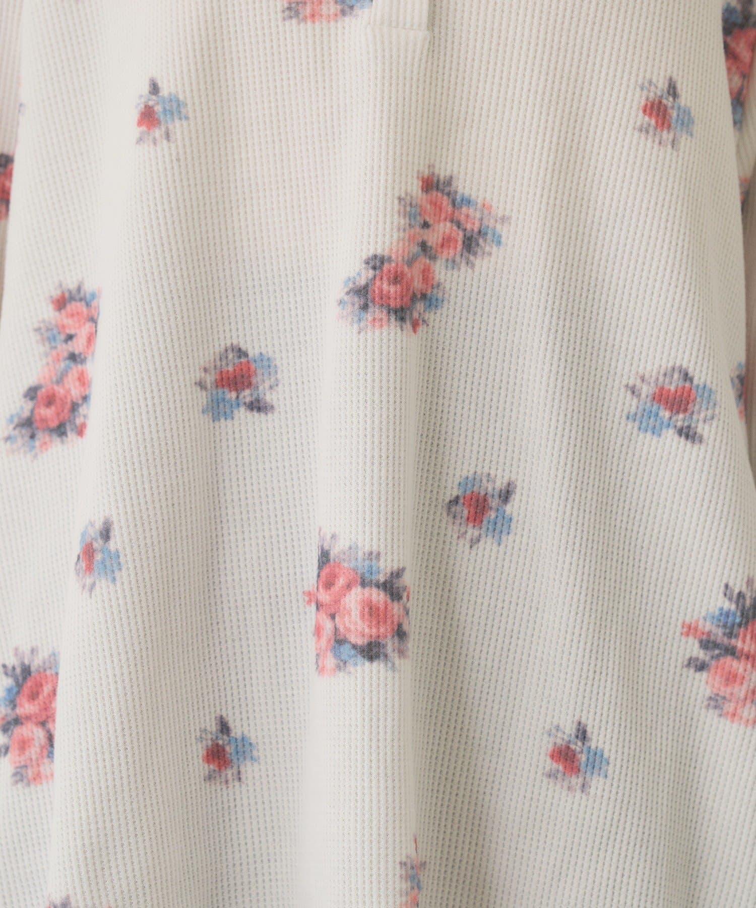 [純色/碎花] Kastane Back Design Waffle Henley Tee - Image 21
