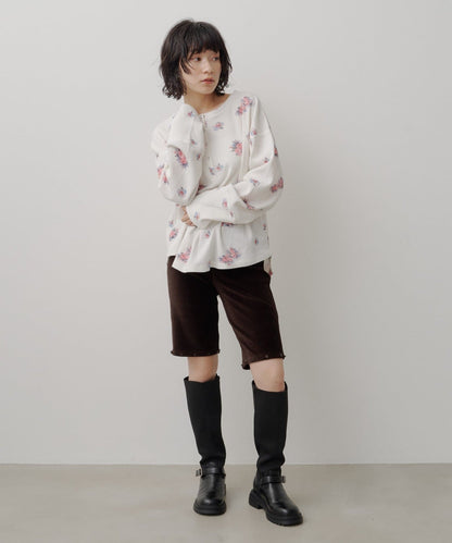 [純色/碎花] Kastane Back Design Waffle Henley Tee - Image 12