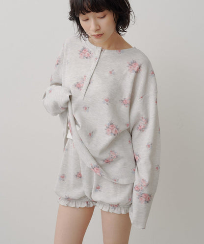 [純色/碎花] Kastane Back Design Waffle Henley Tee - Image 36
