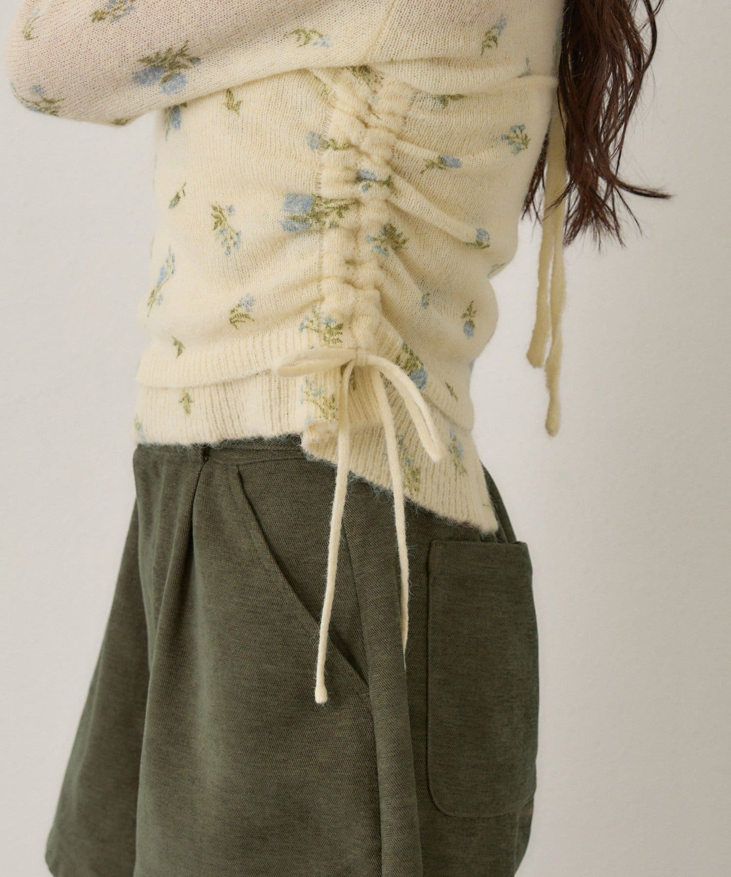 [純色/碎花] Kastane Mohair Knit 2P Set - Image 15
