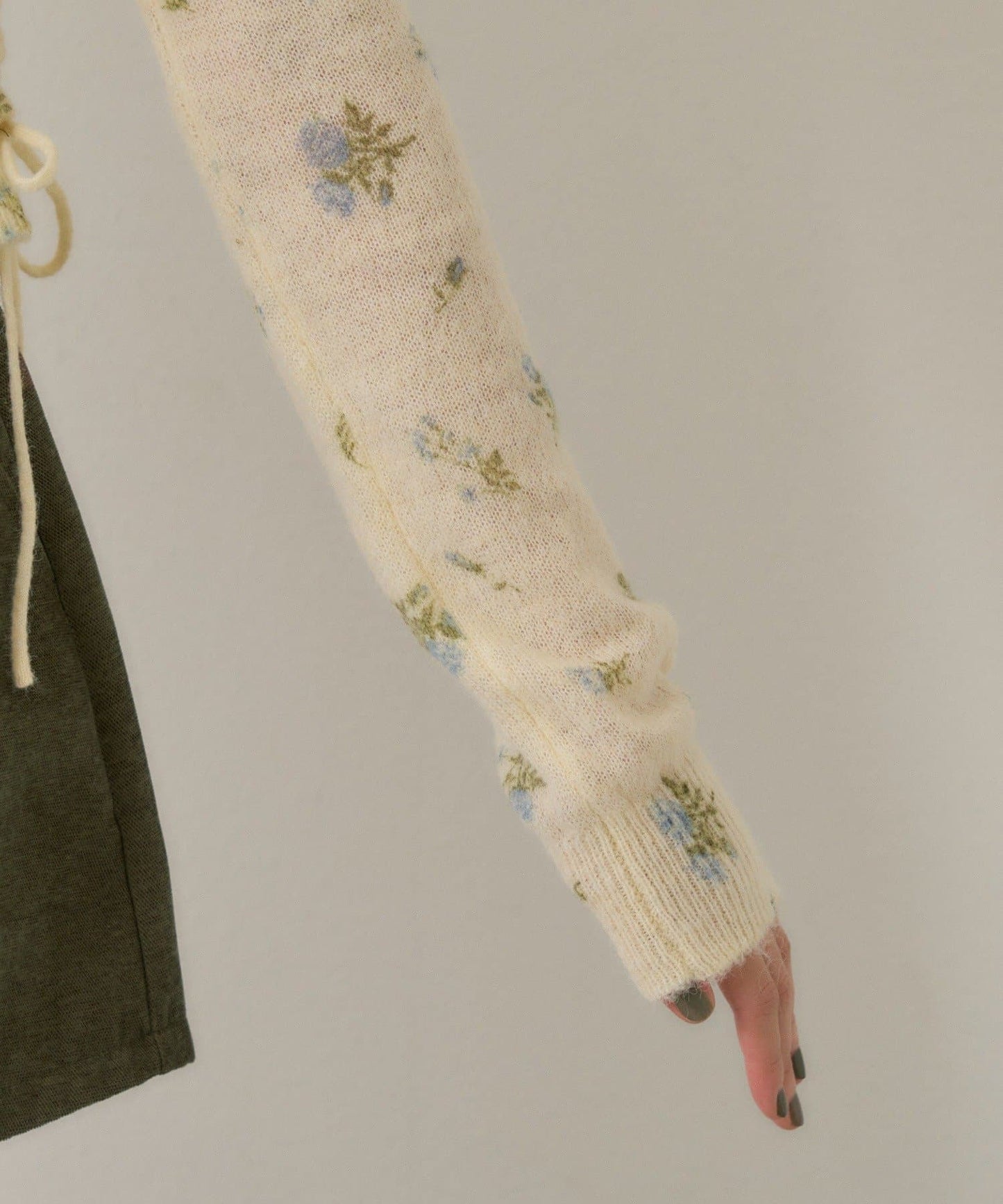 [純色/碎花] Kastane Mohair Knit 2P Set - Image 17