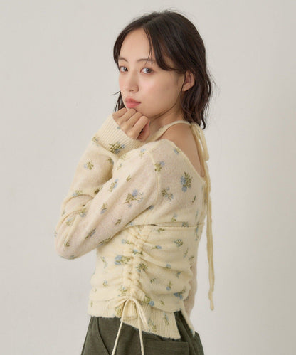 [純色/碎花] Kastane Mohair Knit 2P Set - Image 7