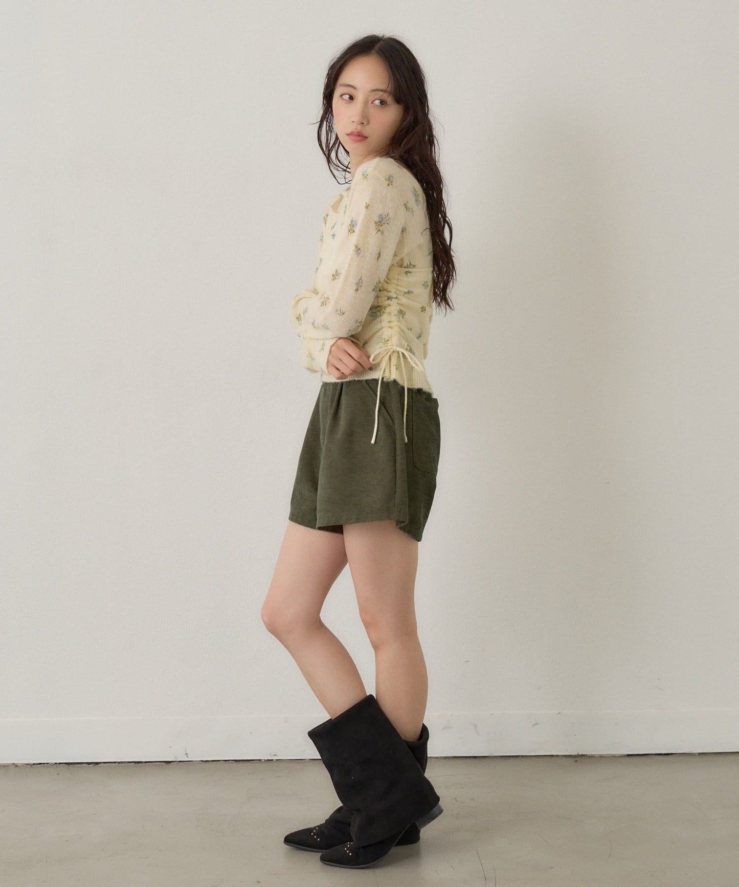 [純色/碎花] Kastane Mohair Knit 2P Set - Image 10