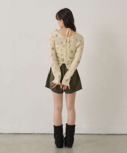 [純色/碎花] Kastane Mohair Knit 2P Set - Image 11